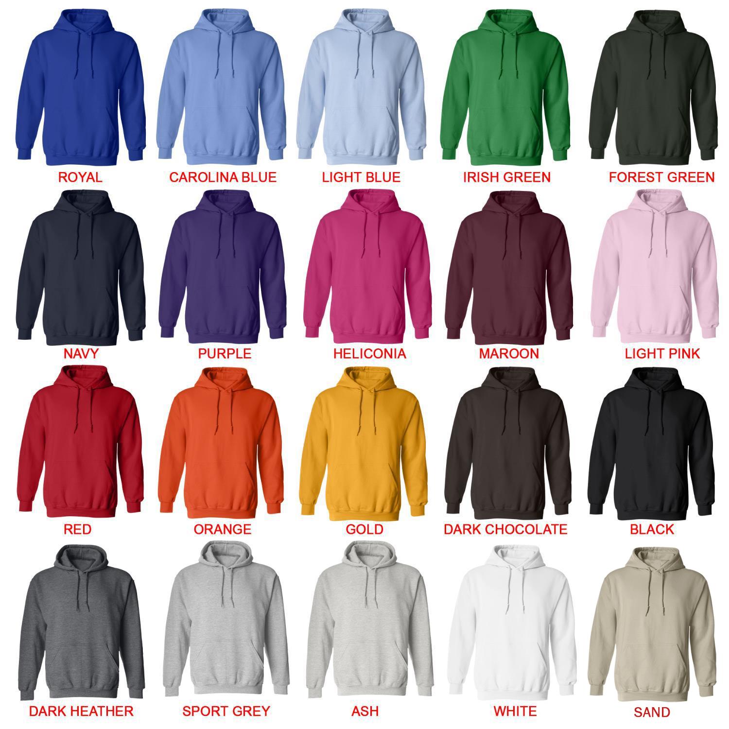 hoodie color chart - Witch Watch Shop