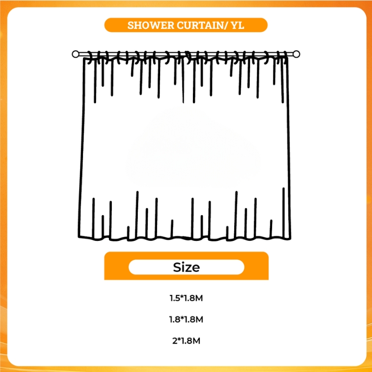 3D shower curtain - Witch Watch Shop