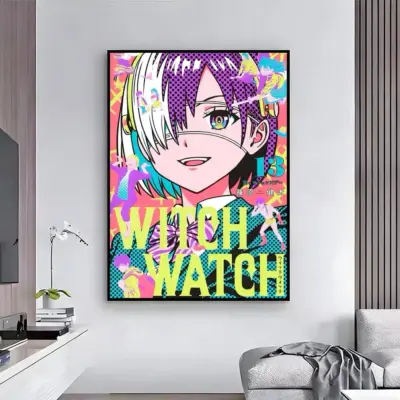 Witch Watch Inspired Aesthetic Wall Art
