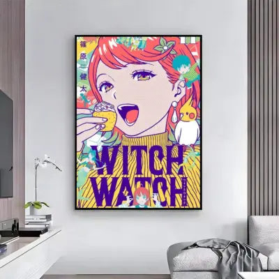Witch Watch Graphic Design Wall Art