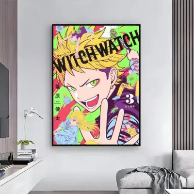 Witch Watch Illustration Tribute Wall Art