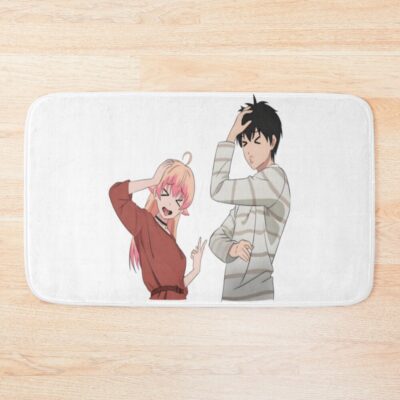 Nico Wakatsuki And Morihito Otogi Bath Mat