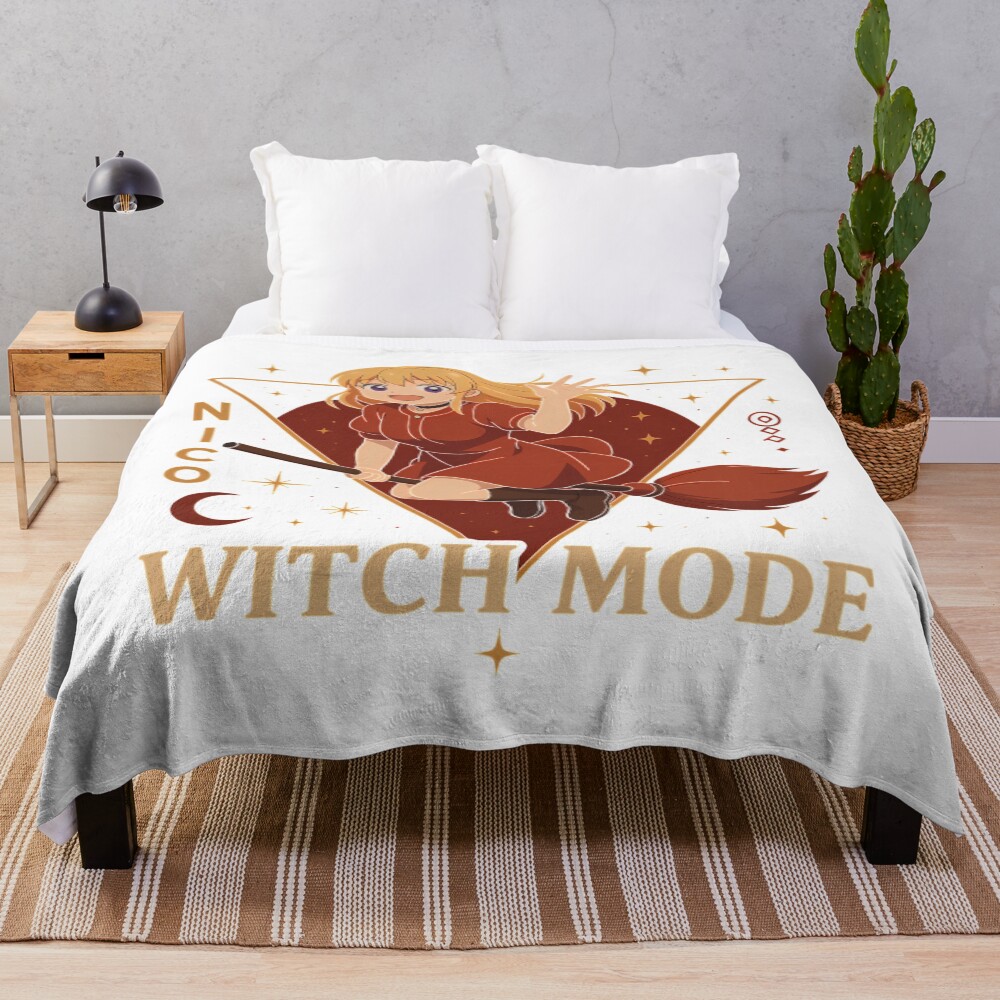 Witch Watch Nico Throw Blanket