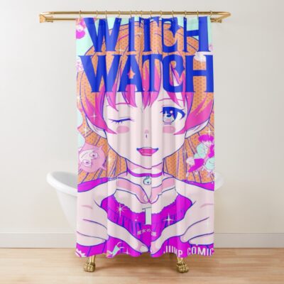 Witch Watch Nico Heart Shower Curtain
