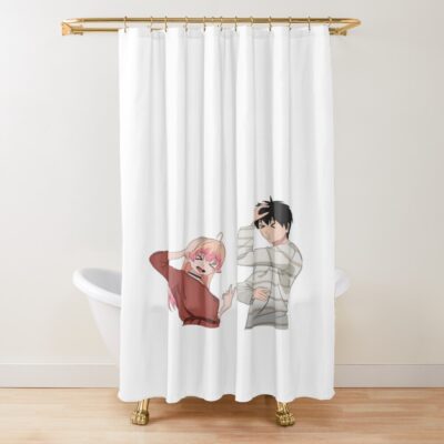 Nico Wakatsuki And Morihito Otogi Shower Curtain