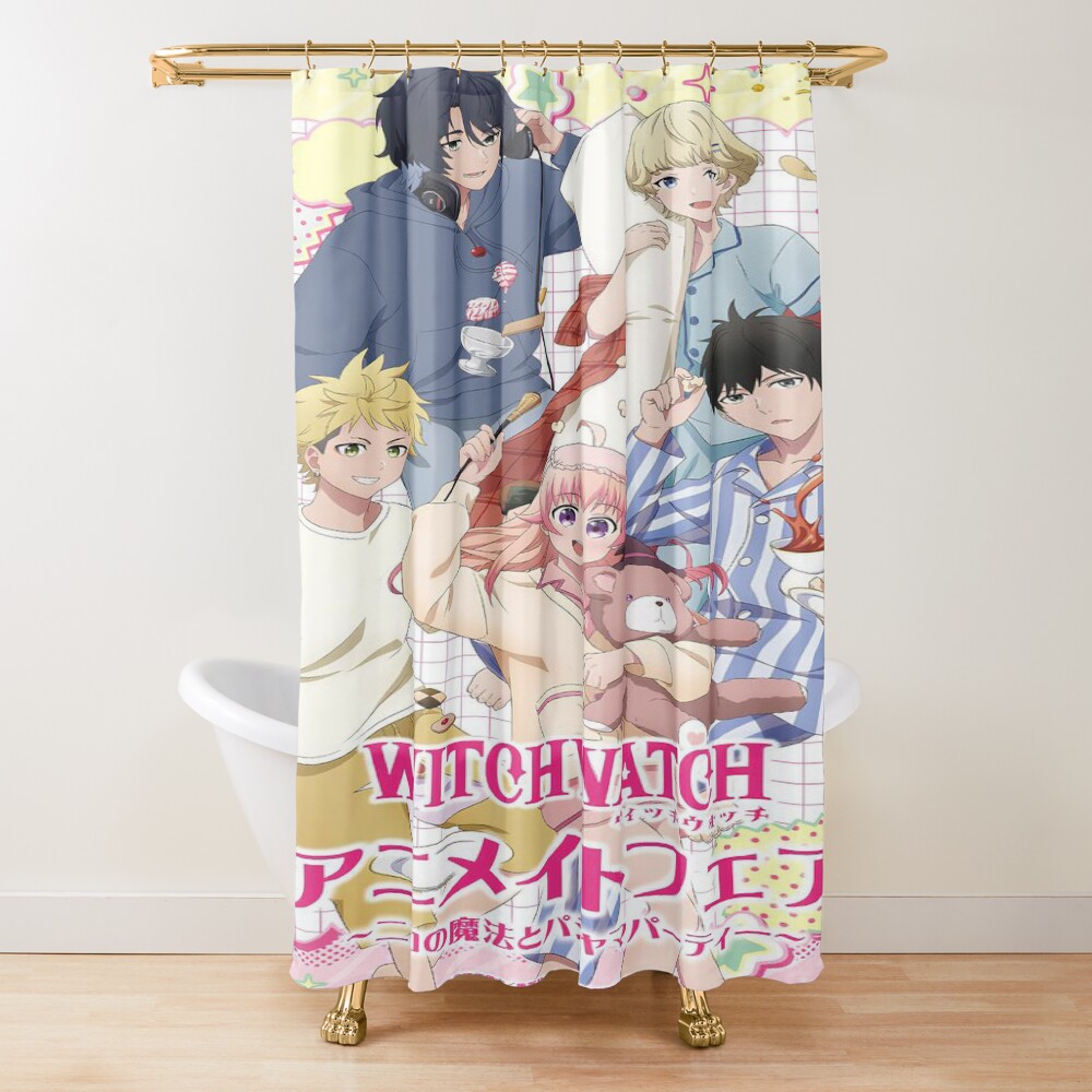 Witch Watch Character Shower Curtain