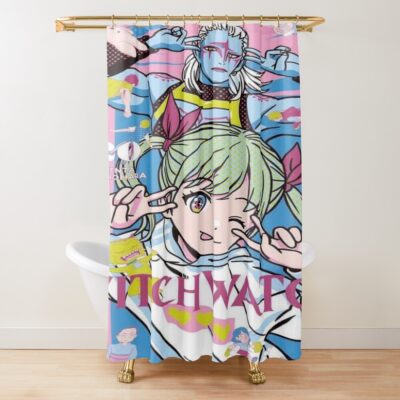 Witch Watch Lovely Anime Shower Curtain