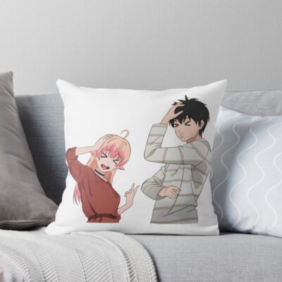 Nico Wakatsuki And Morihito Otogi Throw Pillow