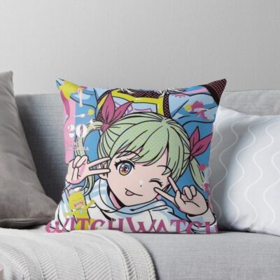 Witch Watch Lovely Anime Throw Pillow
