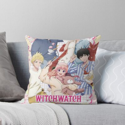 Witch Watch Character Throw Pillow
